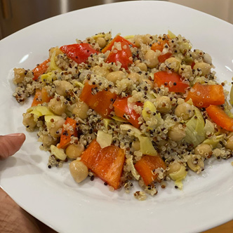 Lemony Artichoke and Quinoa Salad