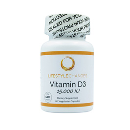 Vitamin D 15,000 IU Bottle